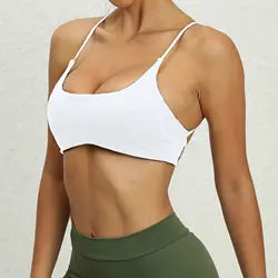 CORE Women's Stretch Strappy Workout Active Sports Push Up Bra