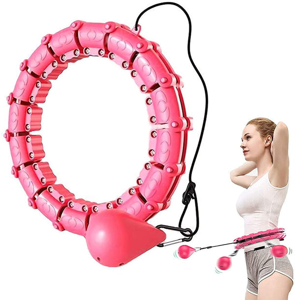 Core Fitness 18-24Knots Adjustable Weight Loss Exercise Hoop